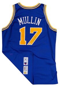 1996-97 Chris Mullin Golden State Warriors Game-Used & Autographed Jersey