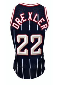 1996-97 Clyde Drexler Houston Rockets Game-Used Jersey