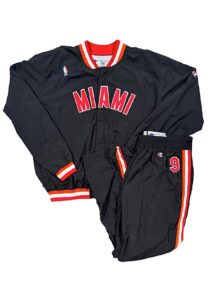 1996-97 Dan Majerle Miami Heat Player-Worn Warmup Suit