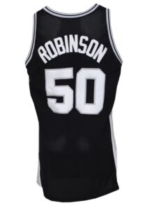 1996-97 David Robinson San Antonio Spurs Game-Used Road Uniform