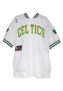 1996-97 Dee Brown Boston Celtics Worn Warm-Up Jacket