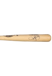 1996-97 Dennis Eckersley St. Louis Cardinals Game-Used & Signed Bat