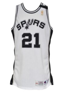 1996-97 Dominique Wilkins San Antonio Spurs Game-Used Home Uniform