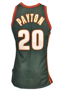 1996-97 Gary Payton Seattle SuperSonics Game-Used Road Jersey 