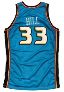 1996-97 Grant Hill Detroit Pistons Game-Used Road Jersey