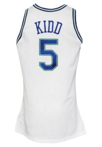 1996-97 Jason Kidd Dallas Mavericks Game-Used Home Jersey