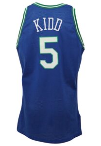 1996-97 Jason Kidd Dallas Mavericks Game-Used Road Jersey