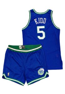 1996-97 Jason Kidd Dallas Mavericks Game-Used Uniform