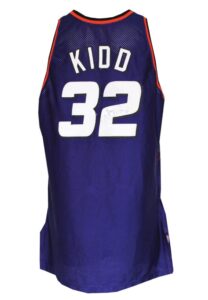 1996-97 Jason Kidd Phoenix Suns Game-Used & Autographed Road Jersey