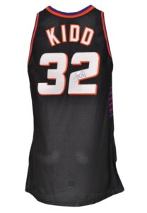 1996-97 Jason Kidd Phoenix Suns Game-Used & Autographed Road Jersey