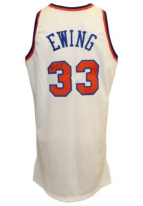 1996-97 Patrick Ewing New York Knicks Game-Used & Autographed Home Jersey