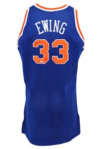 1996-97 Patrick Ewing New York Knicks Game-Used Road Jersey