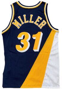 1996-97 Reggie Miller Indiana Pacers Game-Used Jersey