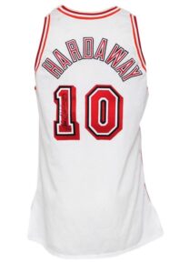 1996-97 Tim Hardaway Miami Heat Game-Used & Autographed Home Jersey