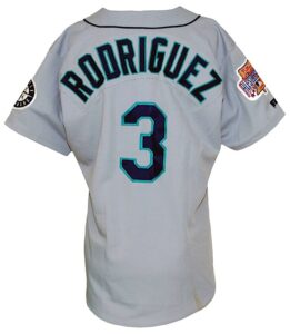 1996 Alex Rodriguez Seattle Mariners Game-Used & Inscribed Jersey Attributed to the All-Star Game