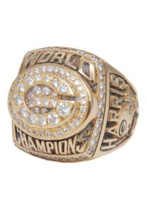 1996 Bernardo Harris Green Bay Packers Super Bowl Championship Player Ring