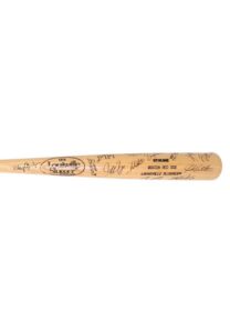 1996 Boston Red Sox Team Signed Bat