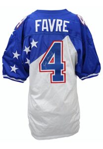 1996 Brett Favre Green Bay Packers Autographed NFC Pro Bowl Pro-Cut Jersey