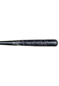 1996 Cal Ripken Jr. Baltimore Orioles Game-Used Signed & Inscribed “2 Homers” Bat