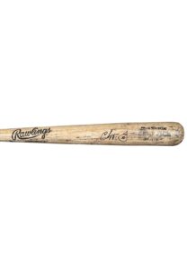 1996 Chipper Jones Atlanta Braves Game-Used & Signed Bat