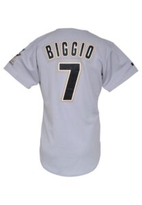 1996 Craig Biggio Houston Astros Game-Used Road Jersey