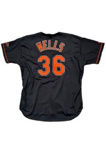 1996 David Wells Baltimore Orioles Game-Used Jersey