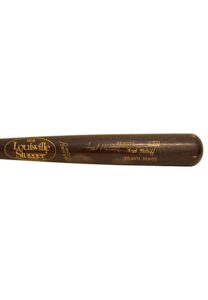 1996 Fred McGriff Atlanta Braves Playoffs Game-Used & Autographed Bat