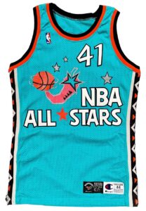 1996 Glen Rice NBA All-Star Game-Used & Signed Jersey