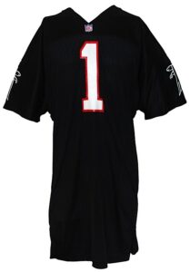 1996 Jeff George Atlanta Falcons Game-Used & Autographed Home Jersey