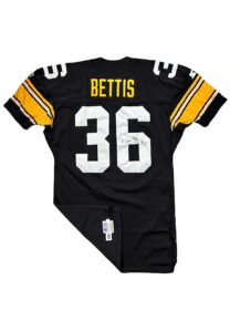 1996 Jerome Bettis Pittsburgh Steelers Debut Game-Used & Signed Jersey