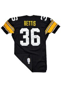 1996 Jerome Bettis Pittsburgh Steelers Game-Used & Signed Jersey