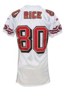 1996 Jerry Rice San Francisco 49ers Game-Used Road Uniform