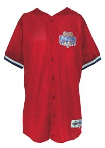 1996 Johnny Podres MLB All-Star Game Coaches Worn Pre-Game Jersey