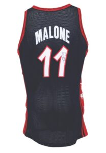 1996 Karl Malone Team USA Olympics Game-Used & Autographed Road Uniform