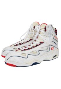 1996 Karl Malone Team USA Olympics Game-Used & Autographed Sneakers