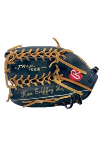 1996 Ken Griffey Jr. Seattle Mariners Game-Issued Backup Gold Label Glove