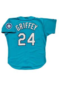 1996 Ken Griffey Jr. Seattle Mariners Game-Used Alternate Jersey