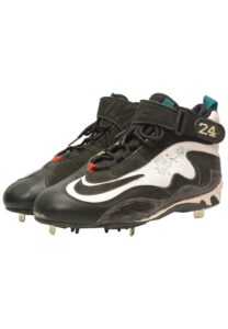 1996 Ken Griffey Jr. Seattle Mariners Game-Used & Autographed Cleats