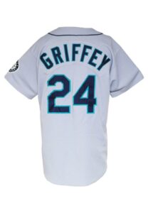 1996 Ken Griffey Jr. Seattle Mariners Game-Used Road Jersey