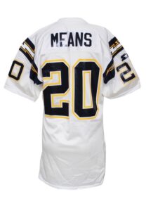 1996 Natrone Means San Diego Chargers Game-Used Road Jersey