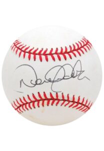 1996 New York Yankees Single-Signed World Series Baseballs – Rookie Derek Jeter, Bernie Williams & Joe Torre