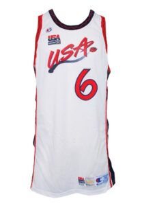 1996 Penny Hardaway Team USA Olympics Game-Used Home Jersey with Shorts