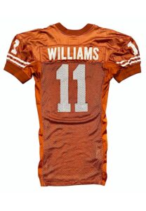 1996 Ricky Williams Texas Longhorns Game-Used Home Jersey