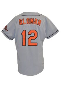 1996 Roberto Alomar Baltimore Orioles Game-Used Road Jersey