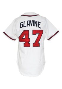 1996 Tom Glavine Atlanta Braves Game-Used & Autographed Home Jersey