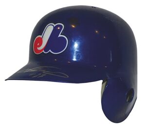 1996 Vladimir Guerrero Montreal Expos Game-Used & Autographed Helmet