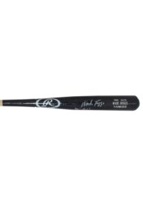 1996 Wade Boggs NY Yankees ALCS Autographed Game Bat