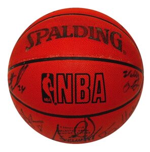 1997-1998 Chicago Bulls Team Autographed Basketball – Last Championship with Michael Jordan