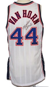 1997-1998 Keith Van Horn Rookie NJ Nets Game-Used & Autographed Home Jersey