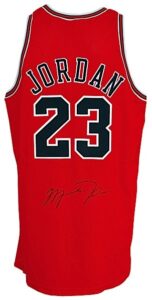 1997-1998 Michael Jordan Chicago Bulls Game-Used & Autographed Road Jersey